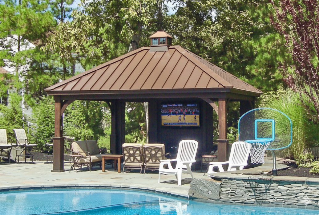 14x18 Keystone w Superior Posts and SS Cathedral Roof