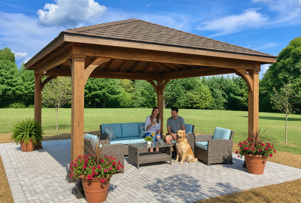 16x20 Keystone w (4) Posts