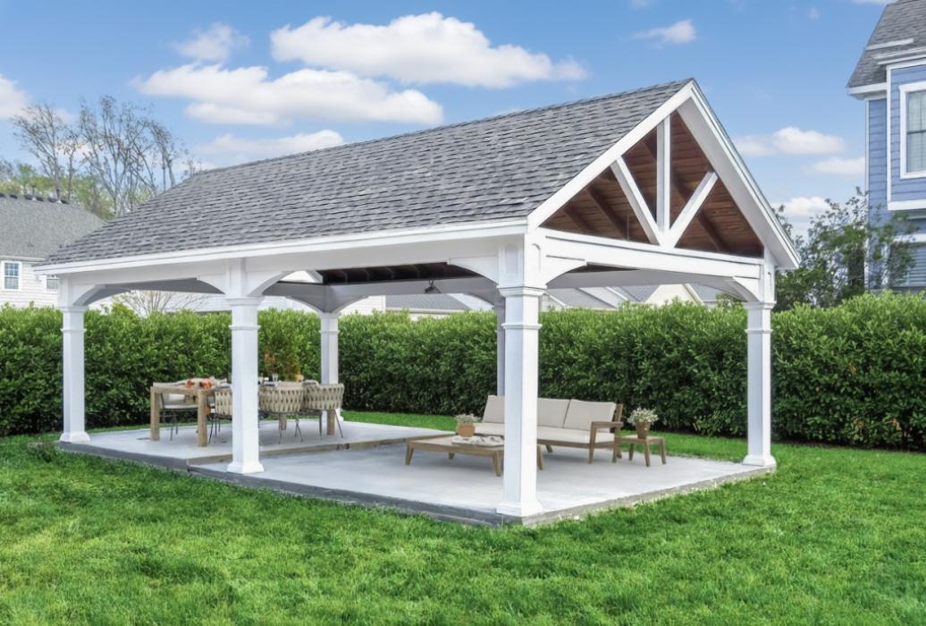 16x28 Vinyl A-Frame w (6) 8__Posts