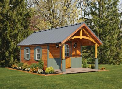 Heritage Timber Frame Cabin from Lancaster Barns