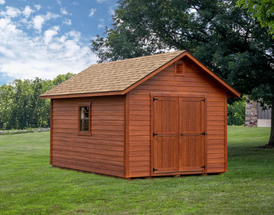 10x14 Manor Shed with Lap Pine siding