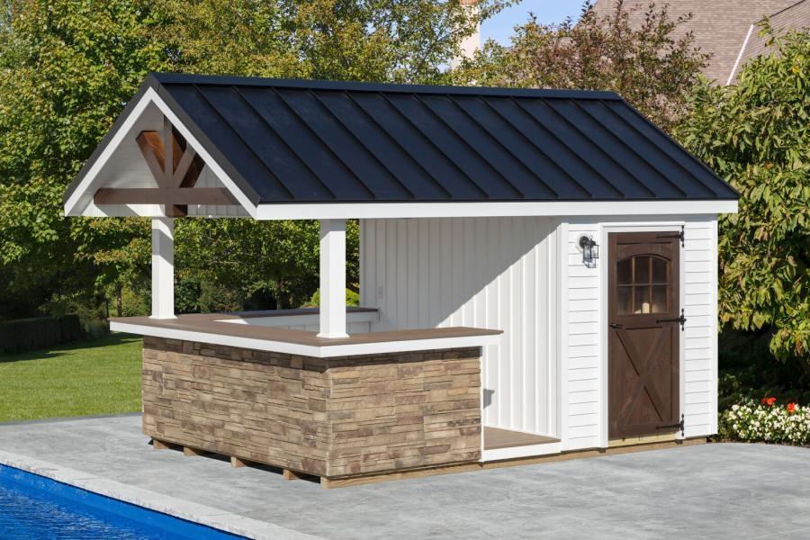pool house shed